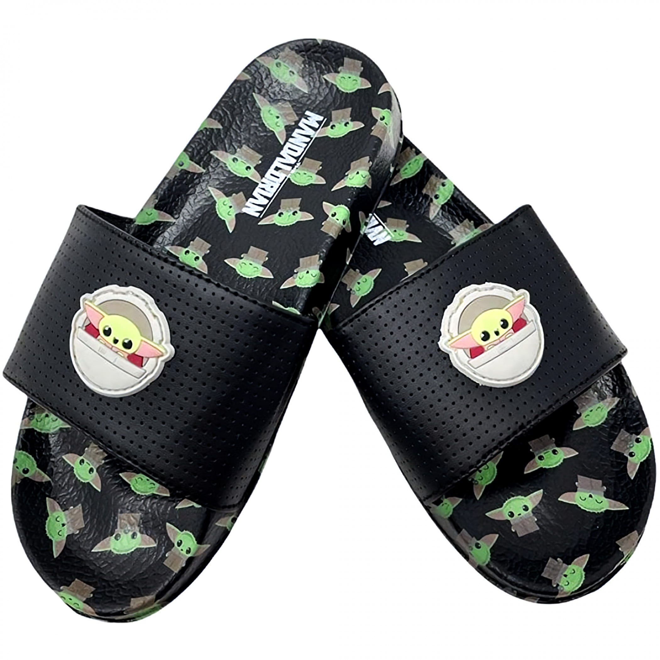 Native‎ x Star Wars Adult Shoes Baby Yoda Grogu Slip On Rubber Slides M9 / W11 Star Wars Mandalorian The Child Adult Shoes main image 2