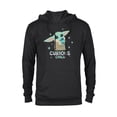 thumbnail image 1 of Star Wars The Mandalorian Grogu with Frog Curious Child - Pullover Hoodie for Adults - Customized-Black, 1 of 5