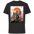 thumbnail image 1 of Star Wars The Mandalorian Group Poster - Short Sleeve Cotton T-Shirt for Adults - Customized-Black, 1 of 5