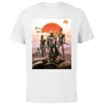thumbnail image 1 of Star Wars The Mandalorian Group Poster - Short Sleeve Cotton T-Shirt for Adults - Customized-White, 1 of 5