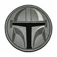 thumbnail image 1 of Star Wars: The Mandalorian Helmet Round Area Rug | 52 Inches, 1 of 7