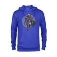 thumbnail image 1 of Star Wars The Mandalorian Hero Pose - Pullover Hoodie for Adults - Customized-Royal Heather, 1 of 5