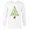 thumbnail image 1 of Star Wars The Mandalorian Holiday Christmas Tree Standard - Long Sleeve T-Shirt for Men – Customized-White, 1 of 5