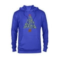 thumbnail image 1 of Star Wars The Mandalorian Holiday Christmas Tree Standard - Pullover Hoodie for Adults – Customized-Royal Heather, 1 of 5