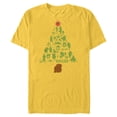 thumbnail image 1 of Star Wars The Mandalorian Holiday Christmas Tree Standard - Short Sleeve Blended T-Shirt for Adults – Customized-Yellow, 1 of 5