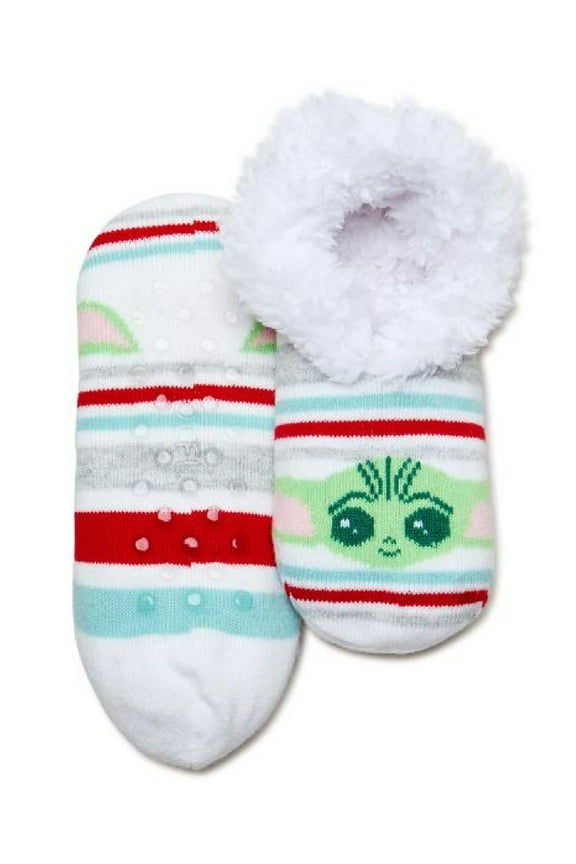 The Mandalorian, Holiday Women's Slipper Socks, 1-Pack, Size 4-10