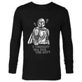 thumbnail image 1 of Star Wars The Mandalorian I Thought This Was the Way - Long Sleeve T-Shirt for Men - Customized-Black, 1 of 5