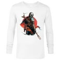 thumbnail image 1 of Star Wars The Mandalorian IG-11 Battle Ready - Long Sleeve T-Shirt for Men - Customized-White, 1 of 5