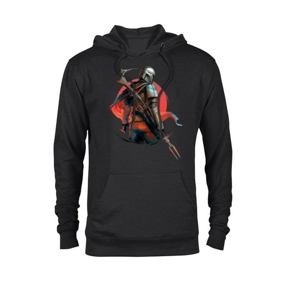 Star Wars The Mandalorian IG-11 Battle Ready - Pullover Hoodie for Adults - Customized-Black
