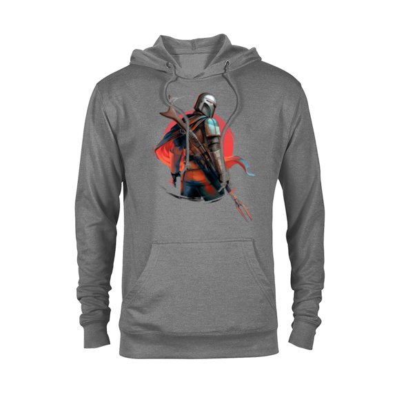 Star Wars The Mandalorian IG-11 Battle Ready - Pullover Hoodie for Adults - Customized-Graphite Heather
