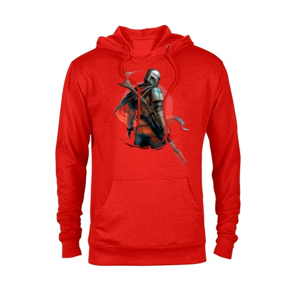 Star Wars The Mandalorian IG-11 Battle Ready - Pullover Hoodie for Adults - Customized-Red Heather