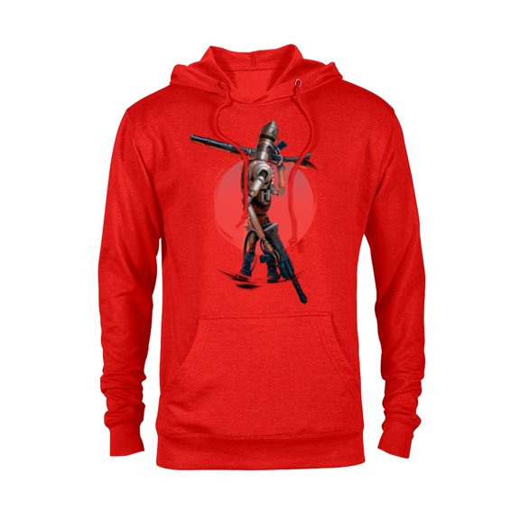 Star Wars The Mandalorian IG-11 Battle Ready - Pullover Hoodie for Adults - Customized-Red Heather
