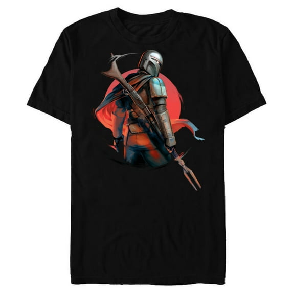 Star Wars The Mandalorian IG-11 Battle Ready - Short Sleeve Blended T-Shirt for Adults - Customized-Black