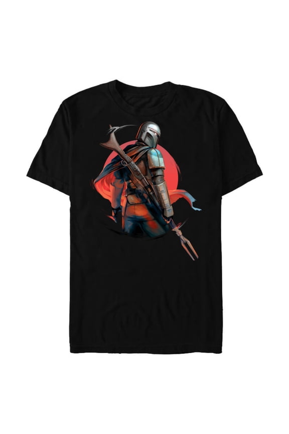 The Mandalorian IG-11 Battle Ready - Short Sleeve Blended T-Shirt for Adults - Customized-Black