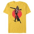 thumbnail image 1 of Star Wars The Mandalorian IG-11 Battle Ready - Short Sleeve Blended T-Shirt for Adults - Customized-Yellow, 1 of 2