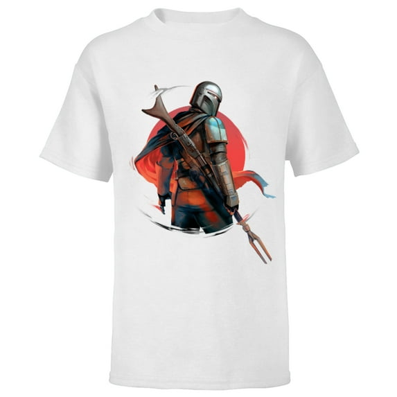 Star Wars The Mandalorian IG-11 Battle Ready - Short Sleeve T-Shirt for Kids - Customized-White