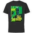 thumbnail image 1 of Star Wars The Mandalorian IG-11 I Must Self Destruct - Short Sleeve Cotton T-Shirt for Adults - Customized-Black, 1 of 5