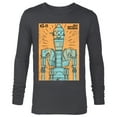thumbnail image 1 of Star Wars The Mandalorian IG-11 Self Destruct Sequence - Long Sleeve T-Shirt for Men - Customized-Charcoal Heather, 1 of 5