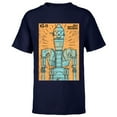 thumbnail image 1 of Star Wars The Mandalorian IG-11 Self Destruct Sequence - Short Sleeve T-Shirt for Kids - Customized-Navy, 1 of 5
