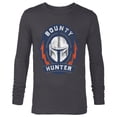 thumbnail image 1 of Star Wars The Mandalorian IG-11 Stylized - Long Sleeve T-Shirt for Men - Customized-Charcoal Heather, 1 of 5