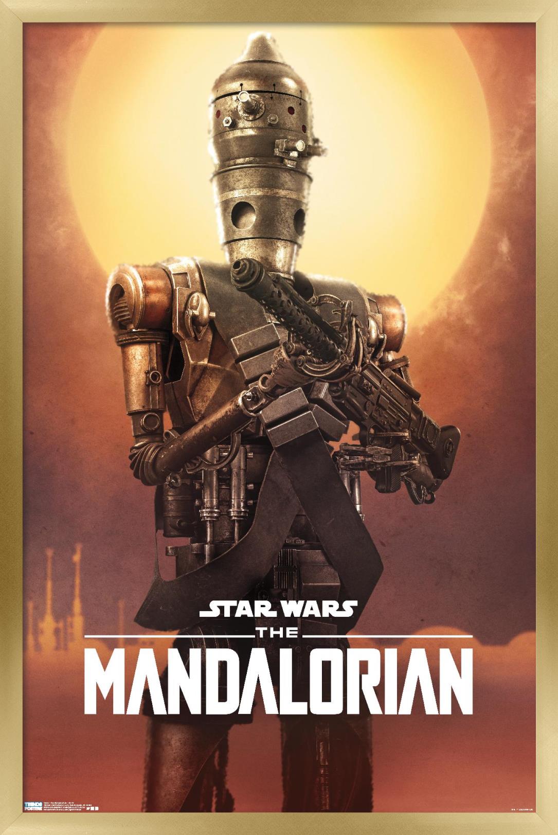 Star Wars: The Mandalorian - IG-11 Wall Poster, 14.725" x 22.375", Framed - image 1 of 5