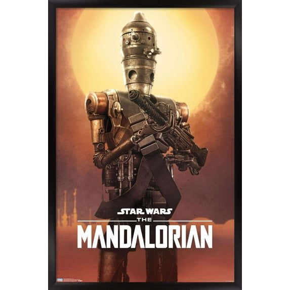Star Wars: The Mandalorian - IG-11 Wall Poster, 22.375" x 34", Framed