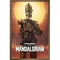 Star Wars: The Mandalorian - IG-11 Wall Poster, 22.375" x 34", Framed