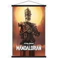 thumbnail image 1 of Star Wars: The Mandalorian - IG-11 Wall Poster with Wooden Magnetic Frame, 22.375" x 34", 1 of 3