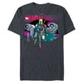 thumbnail image 1 of Star Wars The Mandalorian IG-88 Neon Poster - Short Sleeve Blended T-Shirt for Adults - Customized-Navy Heather, 1 of 5