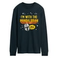 thumbnail image 1 of Star Wars - The Mandalorian Im With Mando - Men's Long Sleeve Graphic T-Shirt, 1 of 4