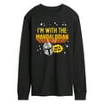 thumbnail image 1 of Star Wars - The Mandalorian Im With Mando - Men's Long Sleeve Graphic T-Shirt, 1 of 4