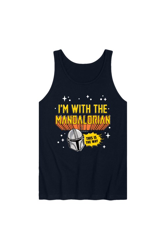 - The Mandalorian Im With Mando - Men's Sleeveless Graphic Tank