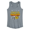 thumbnail image 1 of Star Wars - The Mandalorian Im With Mando - Wo Men's Racerback Graphic Tank Top, 1 of 4