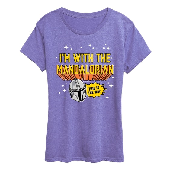 Star Wars - The Mandalorian Im With Mando - Wo Men's Short Sleeve Graphic T-Shirt