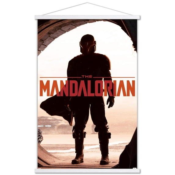 Star Wars: The Mandalorian - Key Art Wall Poster with Magnetic Frame, 22.375" x 34"
