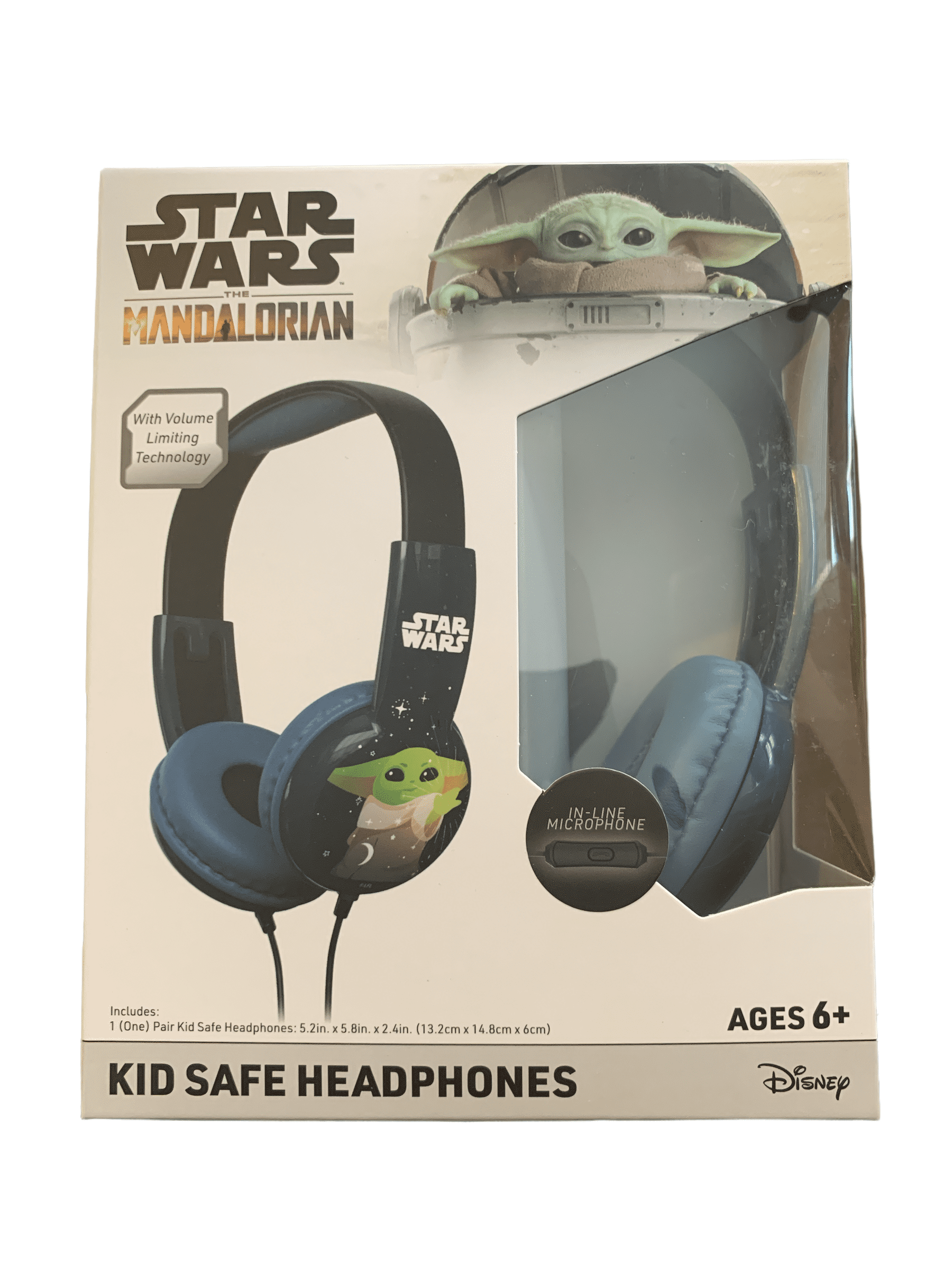Star Wars The Mandalorian Kid Safe Headphones Volume Limiting Technology
