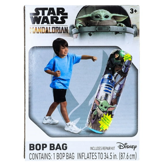 Star Wars The Mandalorian Kids Inflatable Punching Bop Bag Exercise Toy