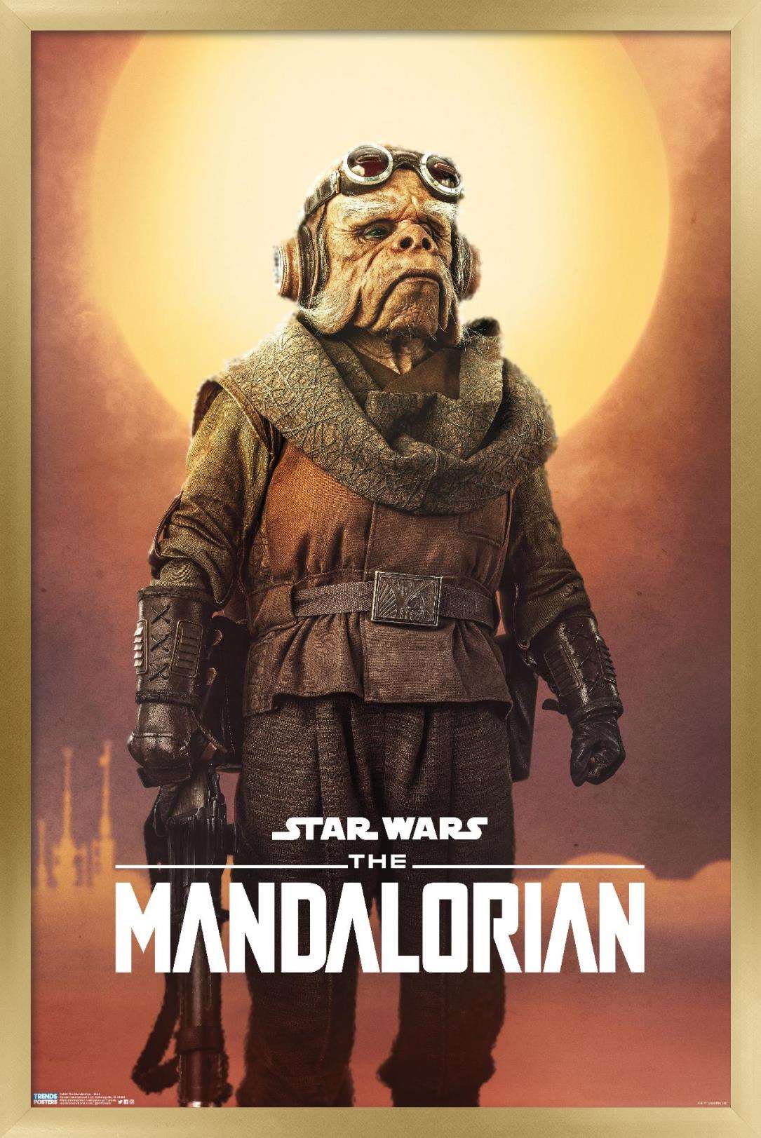 Star Wars: The Mandalorian - KuIIl Wall Poster, 22.375" x 34", Framed