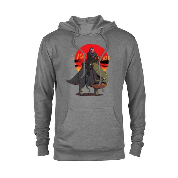 Star Wars The Mandalorian Kuiil Blurrg I Have Spoken - Pullover Hoodie for Adults - Customized-Graphite Heather