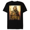 thumbnail image 1 of Star Wars The Mandalorian Kuiil I Have Spoken - Short Sleeve Blended T-Shirt for Adults - Customized-Black, 1 of 5