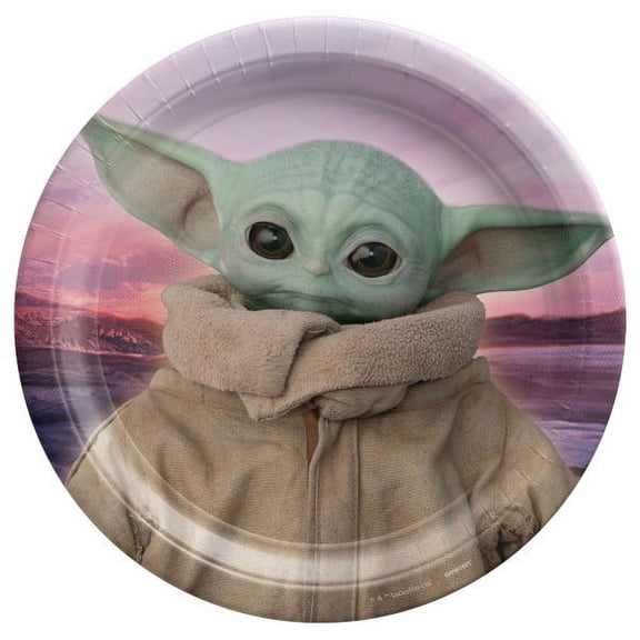 Star Wars 'The Mandalorian' Large Paper Plates (8ct)