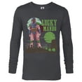 thumbnail image 1 of Star Wars The Mandalorian Lucky Mando St. Patrick’s Day - Long Sleeve T-Shirt for Men - Customized-Charcoal Heather, 1 of 5