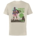 thumbnail image 1 of Star Wars The Mandalorian Lucky Mando St. Patrick’s Day - Short Sleeve Cotton T-Shirt for Adults - Customized-Natural, 1 of 5