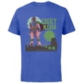 thumbnail image 1 of Star Wars The Mandalorian Lucky Mando St. Patrick’s Day - Short Sleeve Cotton T-Shirt for Adults - Customized-Royal Heather, 1 of 5