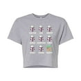 thumbnail image 1 of Star Wars - Mandalorian Moods - Juniors Cropped Short Sleeve Graphic T-Shirt, 1 of 5