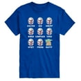 thumbnail image 1 of Star Wars - The Mandalorian Moods - Men's Short Sleeve Graphic T-Shirt, 1 of 4