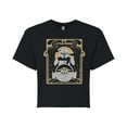 thumbnail image 1 of Star Wars - The Mandalorian Mando Celestial  - Juniors Cropped Short Sleeve Graphic T-Shirt, 1 of 5