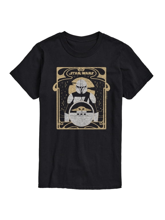 - The Mandalorian Mando Celestial Men's Short Sleeve Graphic T-Shirt