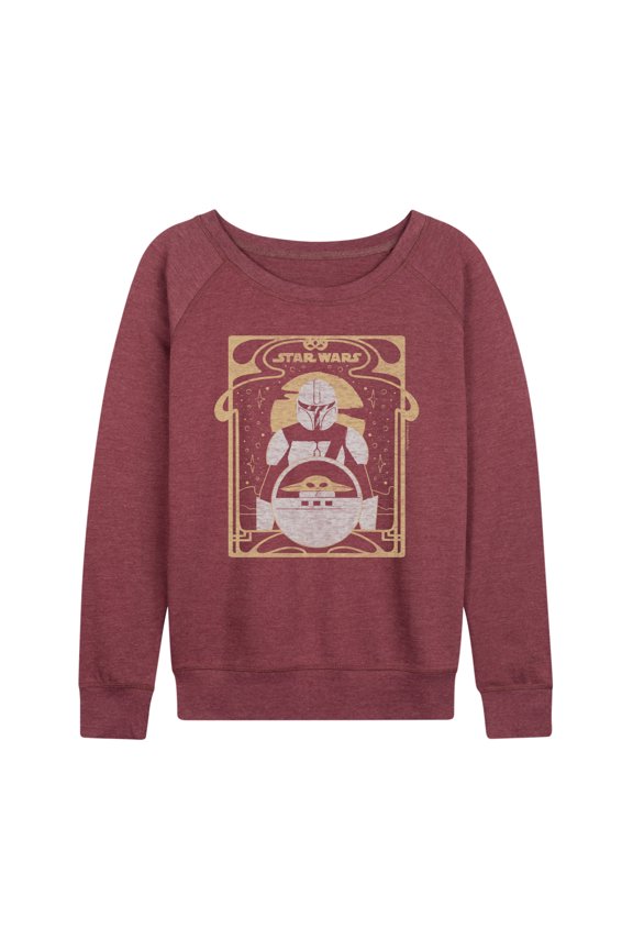 - The Mandalorian Mando Celestial - Wo Men's French Terry Long Sleeve Pullover