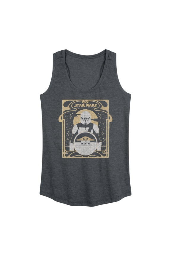 - The Mandalorian Mando Celestial - Wo Men's Racerback Graphic Tank Top